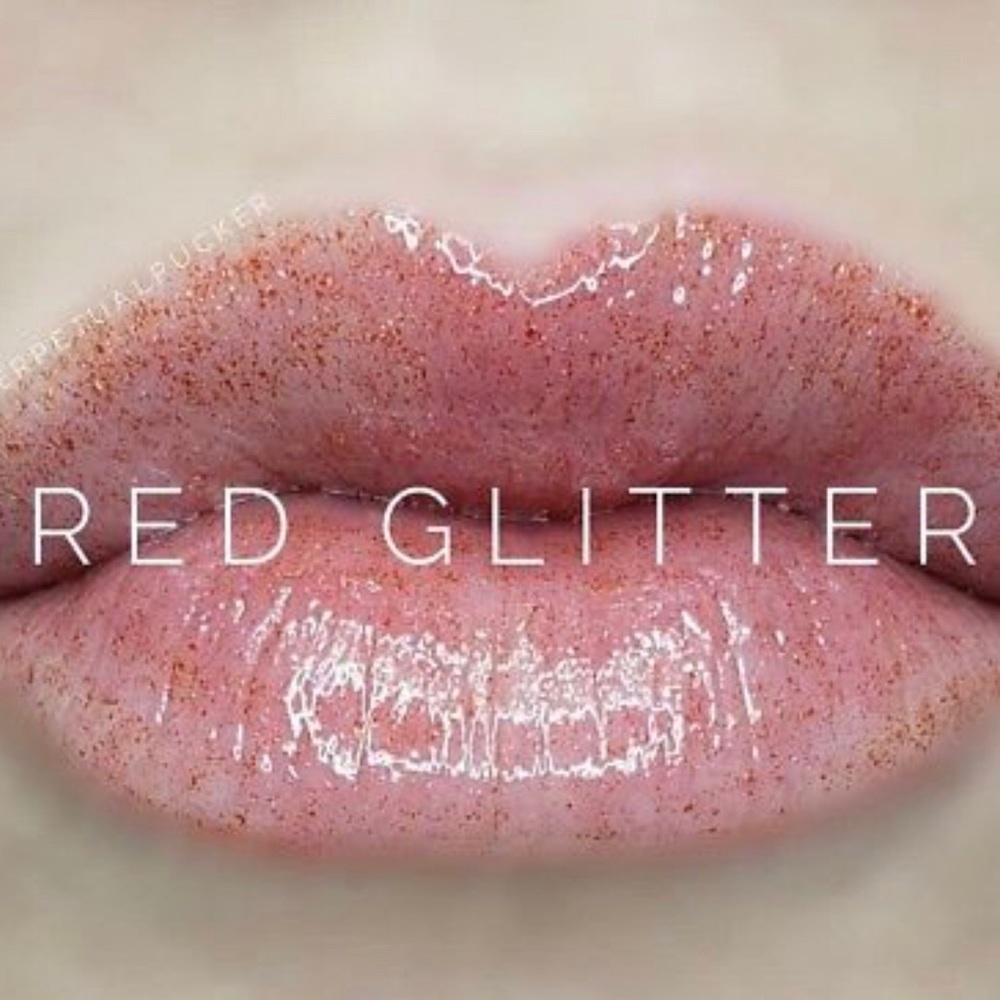LipSense Red Glitter Gloss